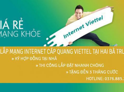 Lắp đặt internet cáp quang Viettel tại Hai Bà Trưng
