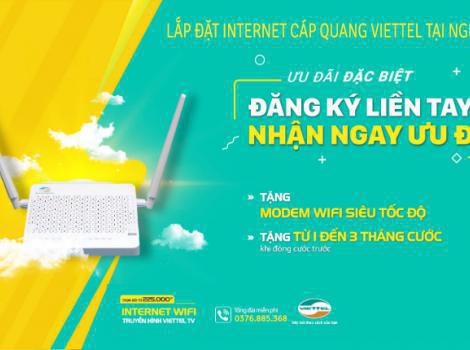 Lắp đặt internet cáp quang Viettel tại khu vực Nguyễn Trãi