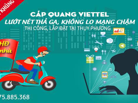 Lắp internet Viettel tại Thụy Phương