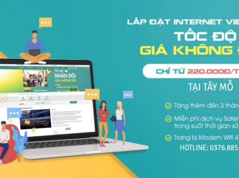 Lắp đặt internet và truyền hình Viettel Tây Mỗ