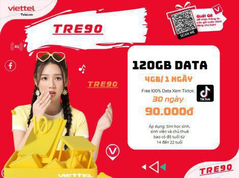 Các gói cước 4G của Viettel 90k 1 tháng 2025