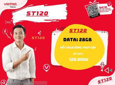 Các gói 4G Siêu tốc 120K của Viettel 2025
