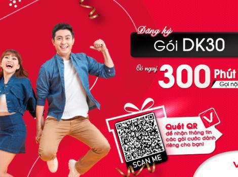 Đăng ký gói 30k có 300 phút gọi nội mạng Viettel 2025