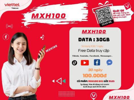 Các gói cước 100k của Viettel 2025