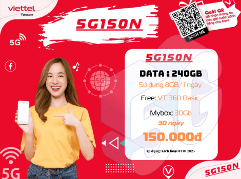 So Sánh Gói 5G150 Và 5G150N Viettel - Nên Chọn Gói Nào 2025?