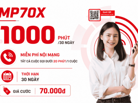 Đăng Ký Gói Gọi Nội Mạng Viettel 70K | MP70X HN4 Gửi 290