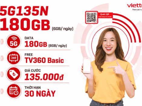 Cú Pháp Đăng Ký 5G135N Viettel | Soạn 5G135N HN4 Gửi 290