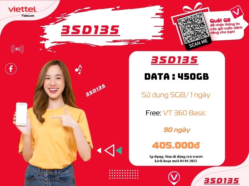 Gói 3SD135 của Viettel