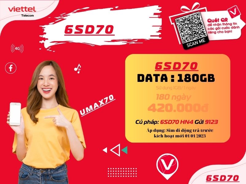 Gói 6SD70 Viettel