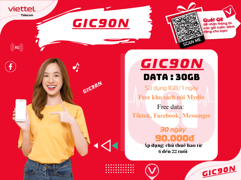 Gói GIC90N Viettel