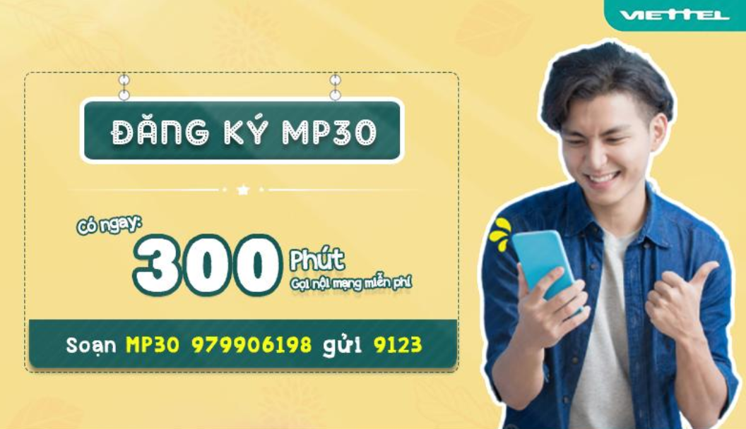 Gói 30k có 300 phút gọi nội mạng Viettel