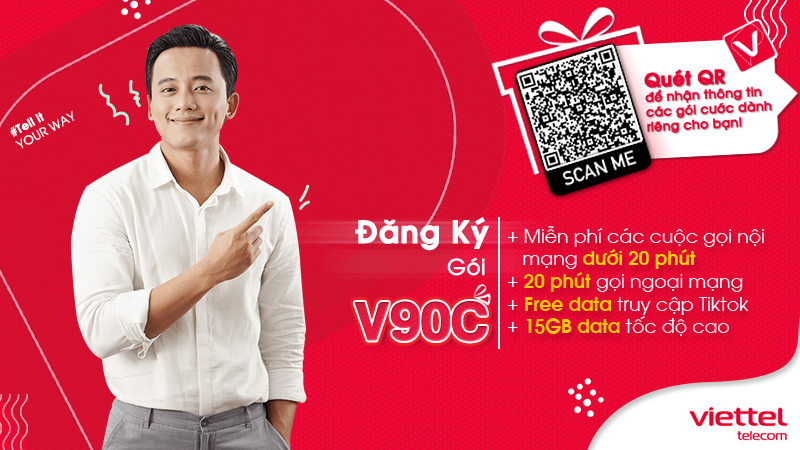 Gói 6V90C của Viettel 2021