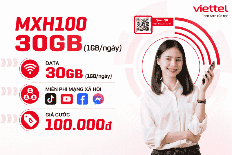 Gói MXH100 Viettel