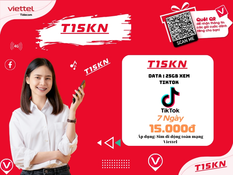Gói T15KN Viettel