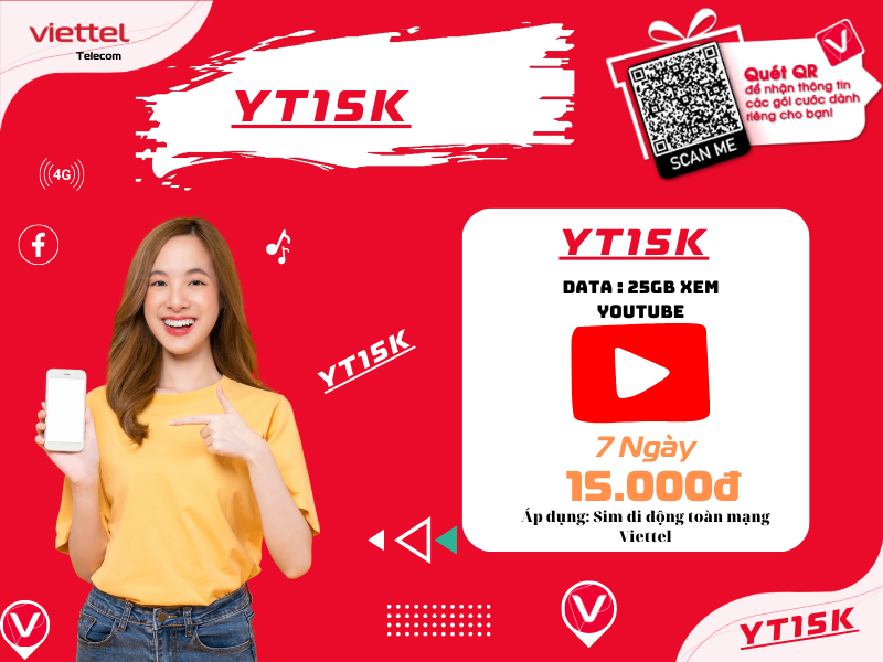 Gói YT15K Viettel
