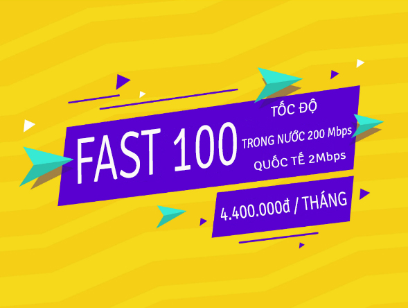 Gói cước internet Fast 100 Viettel