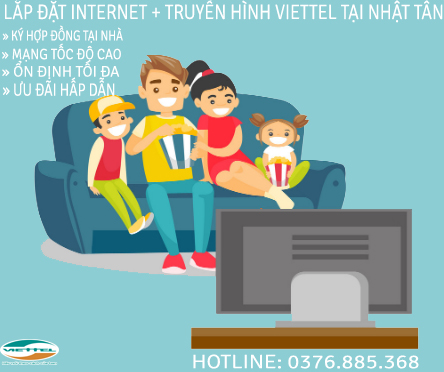 Lắp đặt internet cáp quang Viettel tại Nhật Tân