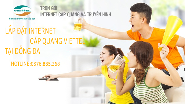 Lắp đặt internet cáp quang Viettel tại Đống Đa