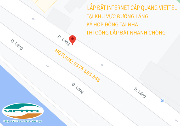 Lắp đặt internet cáp quang Viettel tại khu vực Đường Láng