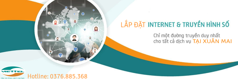 Lắp đặt wifi internet Viettel tại Xuân Mai