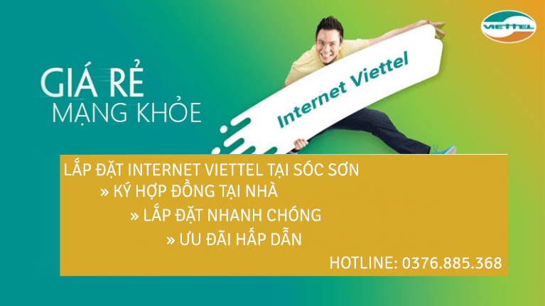 Lắp internet Viettel tại Sóc Sơn 2020