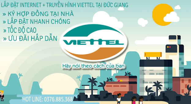Lắp wifi internet Viettel tại Đức Giang