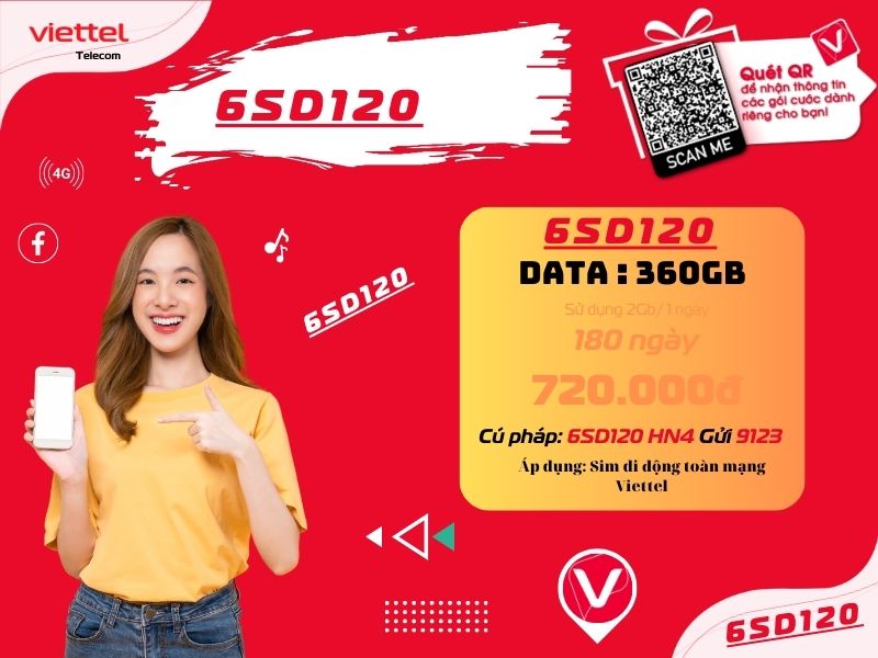 Gói 6SD120 của Viettel