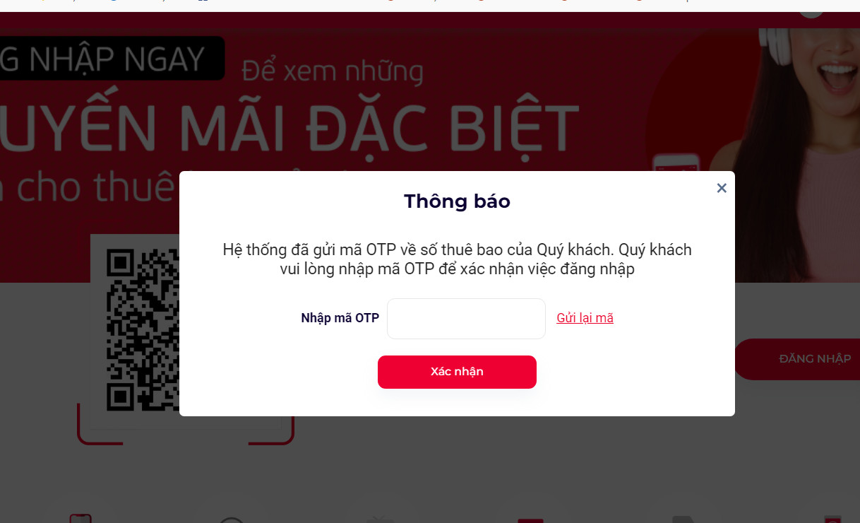 Đăng ký 4G Viettel qua máy tính