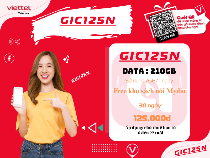 Gói GIC125N Viettel
