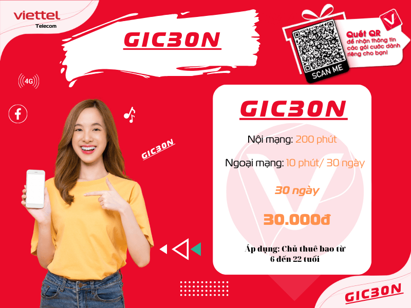 Gói GIC30N Viettel