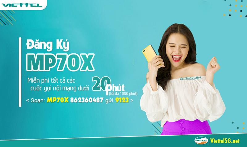Gói mp70x của Viettel