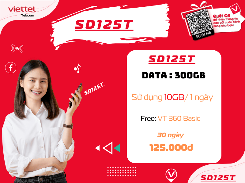 Gói SD125T Viettel