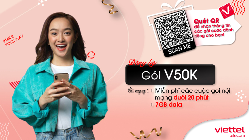 Gói V50K của Viettel